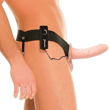 Strap-on vibrante con telecomando per coppie e piacere anale